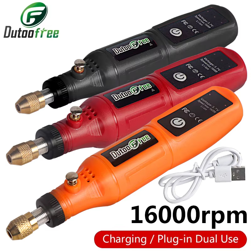 Cordless Rotary Tool Kit Accessories - 3.7V Mini Kablosuz Matkap Gravür Parlatma
