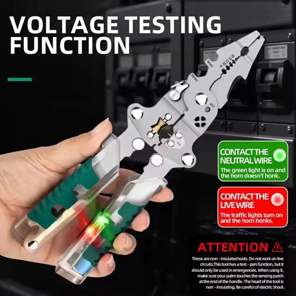 Automatic Wire Stripper Cutter - Droplbe Tel Sıyırma Pensesi Gerilim Testi