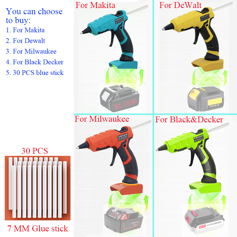 Hot Melt Glue Gun Cordless - 50W Kablosuz Sıcak Tutkal Tabancası Makita,