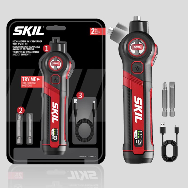 Electric Screwdriver Rechargeable Usb - SKIL 5619 4 V Mini Elektrikli