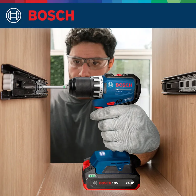 Brushless Cordless Electric Drill 18V - BOSCH GSR 18V-52 PRO Kablosuz Şarjlı