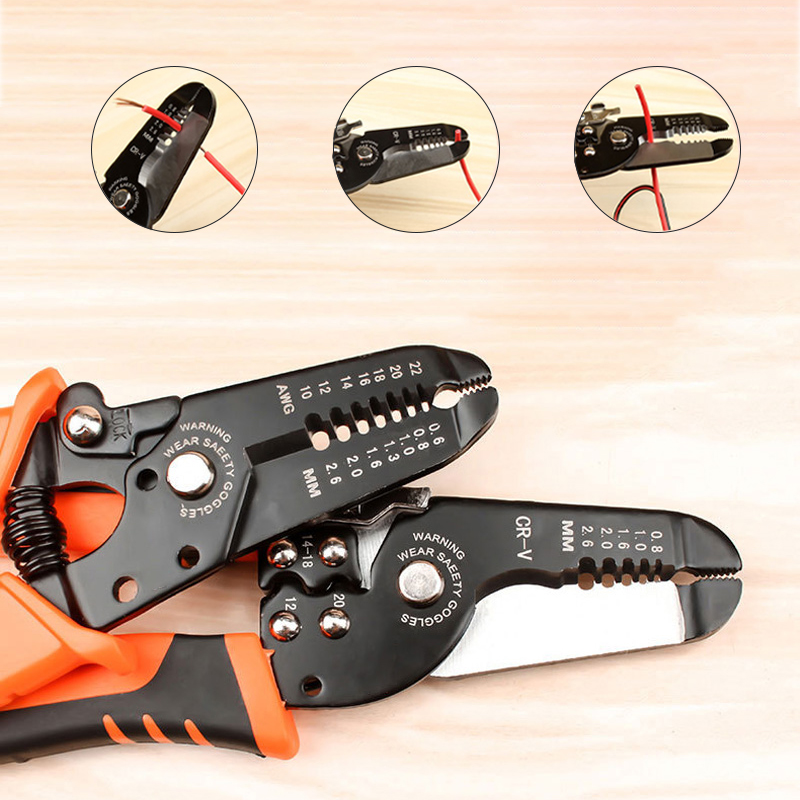 Automatic Wire Stripper Cutter - 175mm Sıyırma Sıkma Pensesi Tel Striptizci