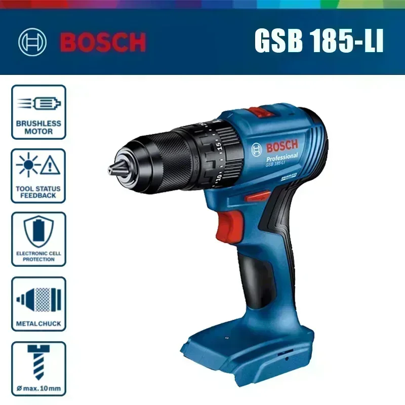 Bosch GSB 185-LI 18V Fırçasız  - Brushless Cordless Electric Drill 18V incelemesi ve fiyatı