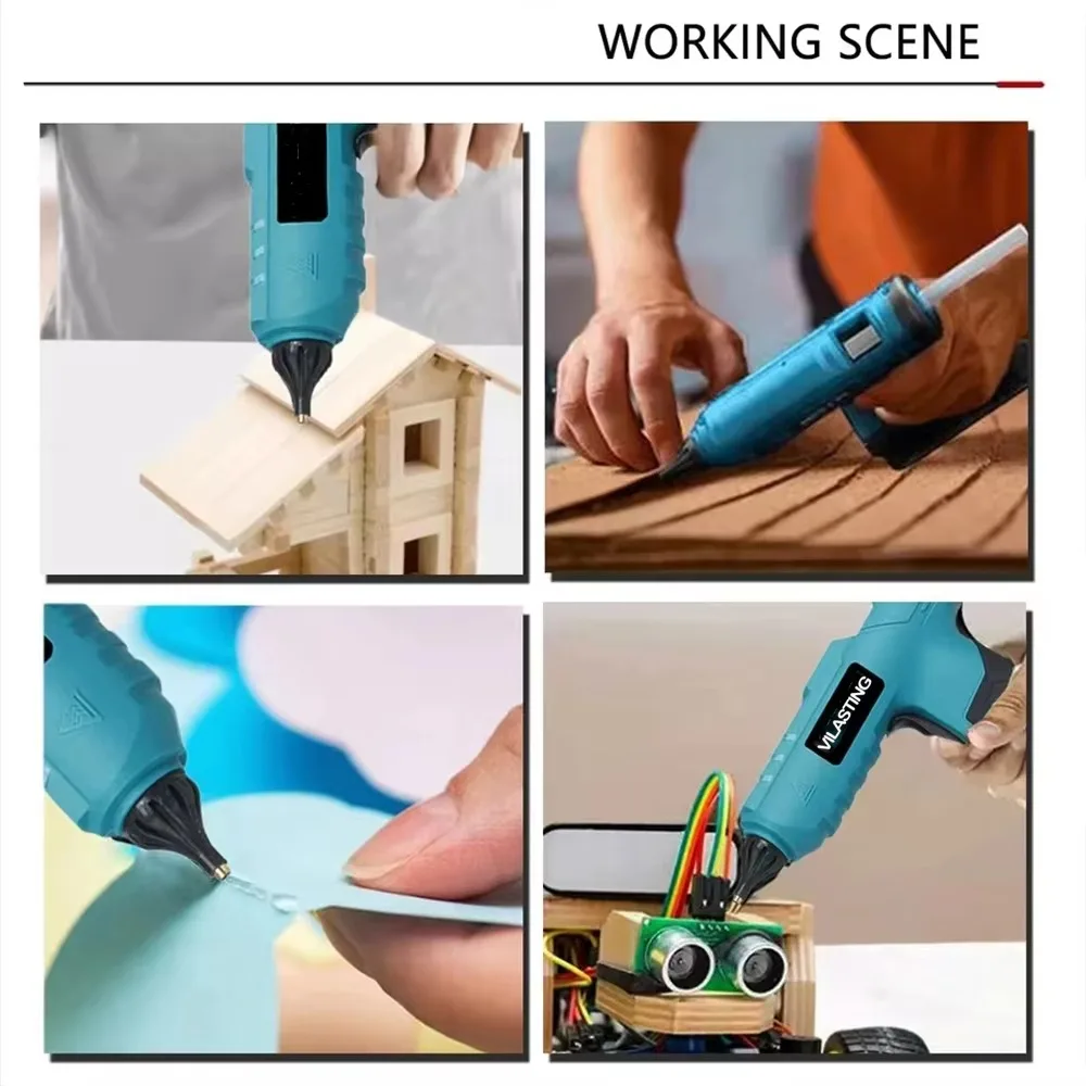100W Akülü Sıcak Tutkal Tabanc - Hot Melt Glue Gun Cordless incelemesi ve fiyatı