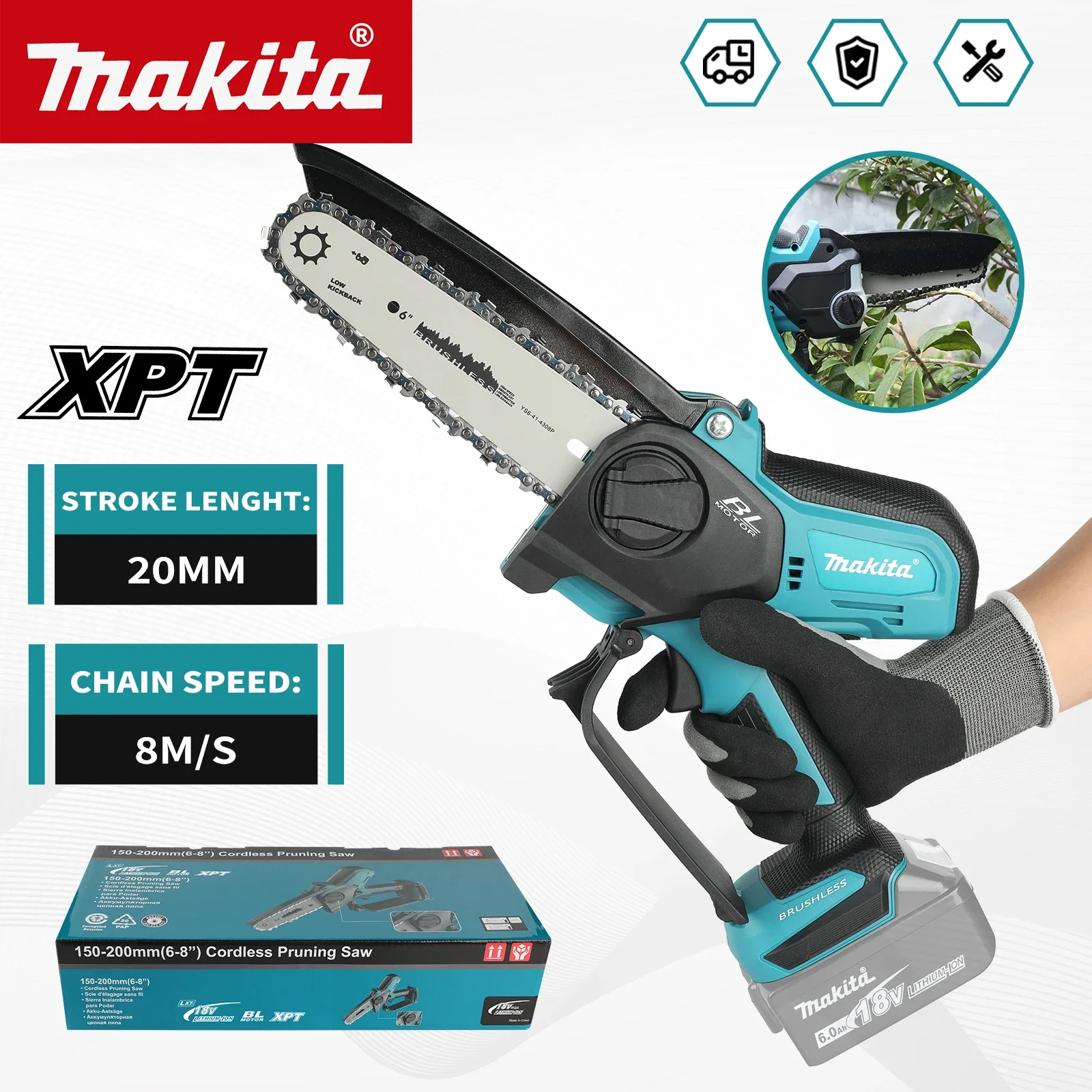 Makita UC286 6 İnç Zincirli El - Mini Electric Chainsaw 6 Inch incelemesi ve fiyatı