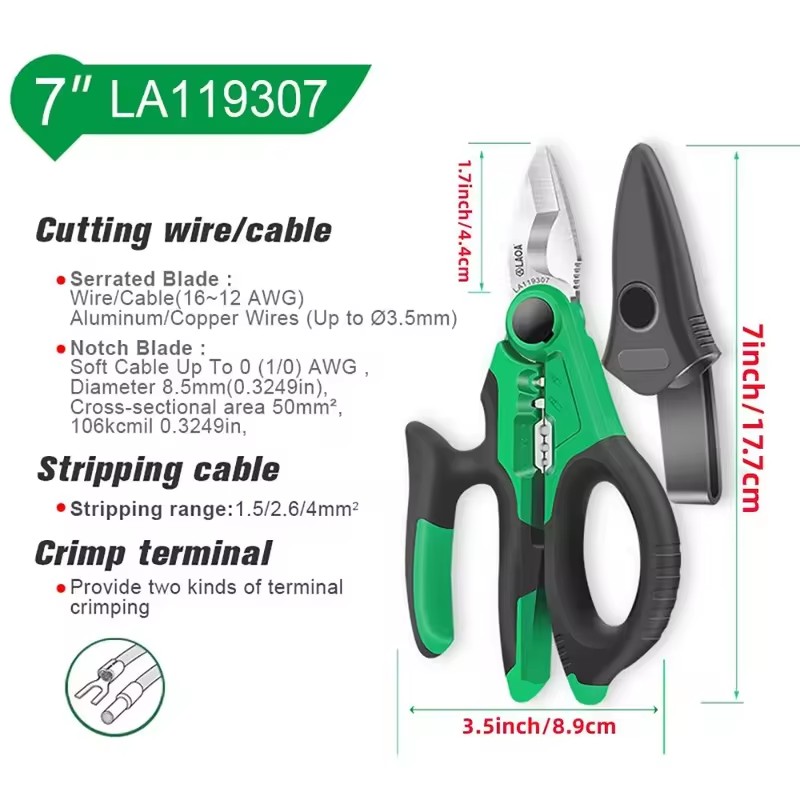 LAOA Elektrikçi Makası 6/7/8 İ - Automatic Wire Stripper Cutter incelemesi ve fiyatı